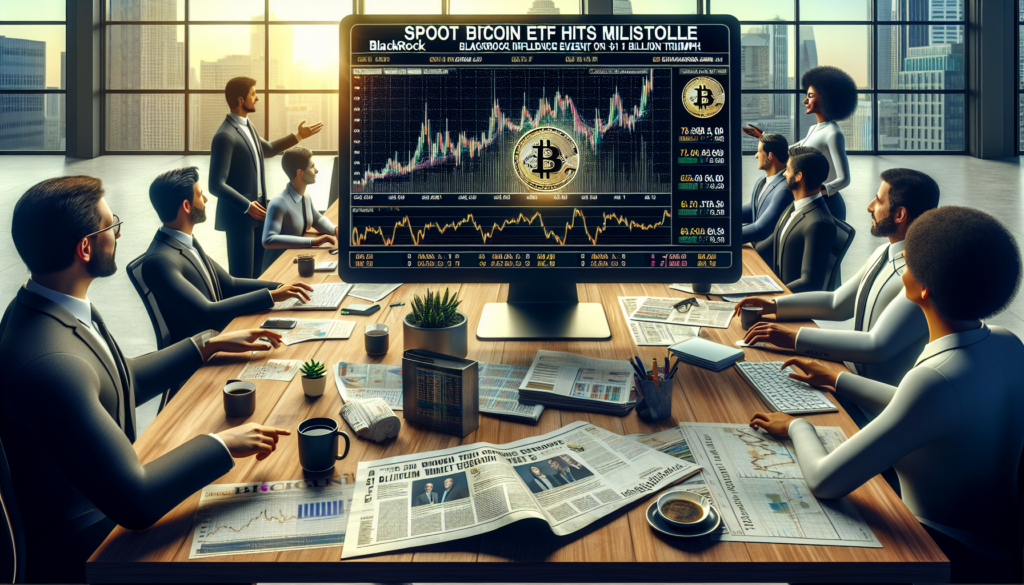 Bitcoin ETF Achieves $1 Billion Milestone under BlackRock's Guiding Hand