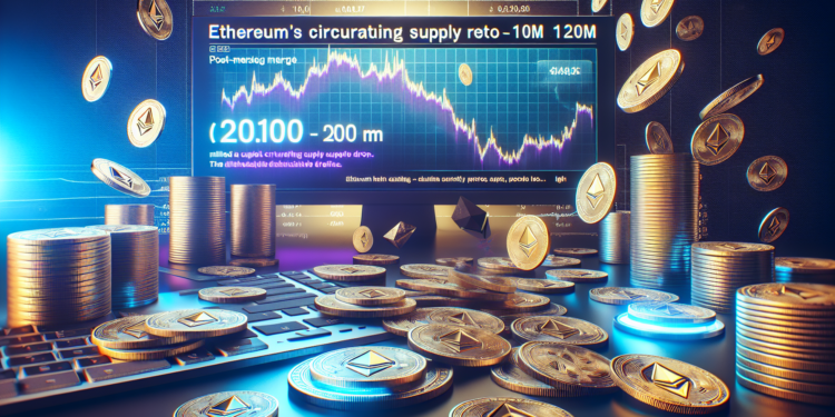 Dramatic Plunge in Ethereum's Circulating Supply to 120M Post-Merge - A Record Low
