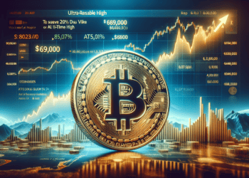 Bitcoin Skyrockets to Over $69k, Setting New Record High with a 20% Weekly Increase