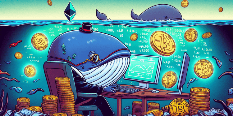 Big-Name Whale Dives into Ethereum: Insight on PEPE, LINK, UNI Standouts