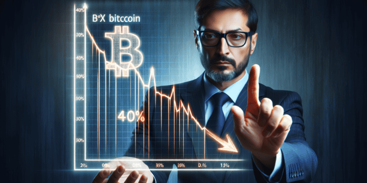 Bitcoin's Potential 40% Plunge: Claims Analyst Predicts Severe Cryptocurrency Dip