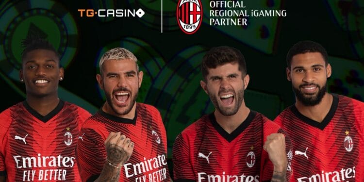 New Crypto Casino TG.Casino Becomes Regional iGaming Partner of AC Milan