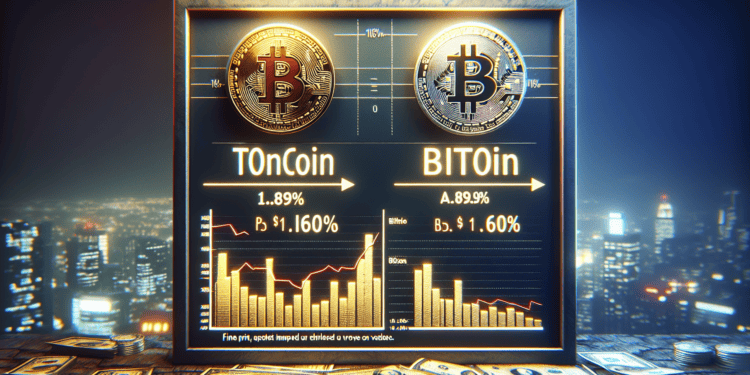 Toncoin Outperforms Bitcoin with Surprising 160% Surge: Here's the Catch