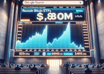Despite Limited Google Searches, Bitcoin ETFs See $880M Surge