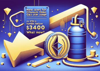 "Ethereum Gas Usage Hits Record Low as ETH Dips Under $3400: Next Moves?"