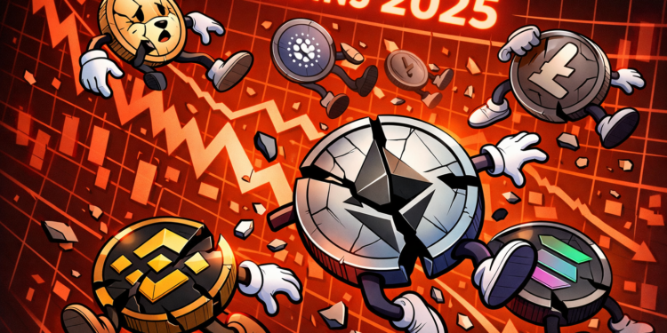 2025’s Biggest Altcoin Losers: Why These Crypto Picks Crashed
