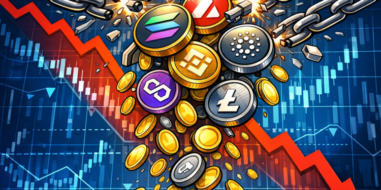 Crypto Faces $638M Token Unlocks as Altcoins Extend Losses