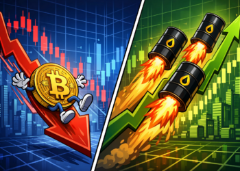 Bitcoin Hits Weekly Low as Oil Rally Triggers Broader Market Selloff