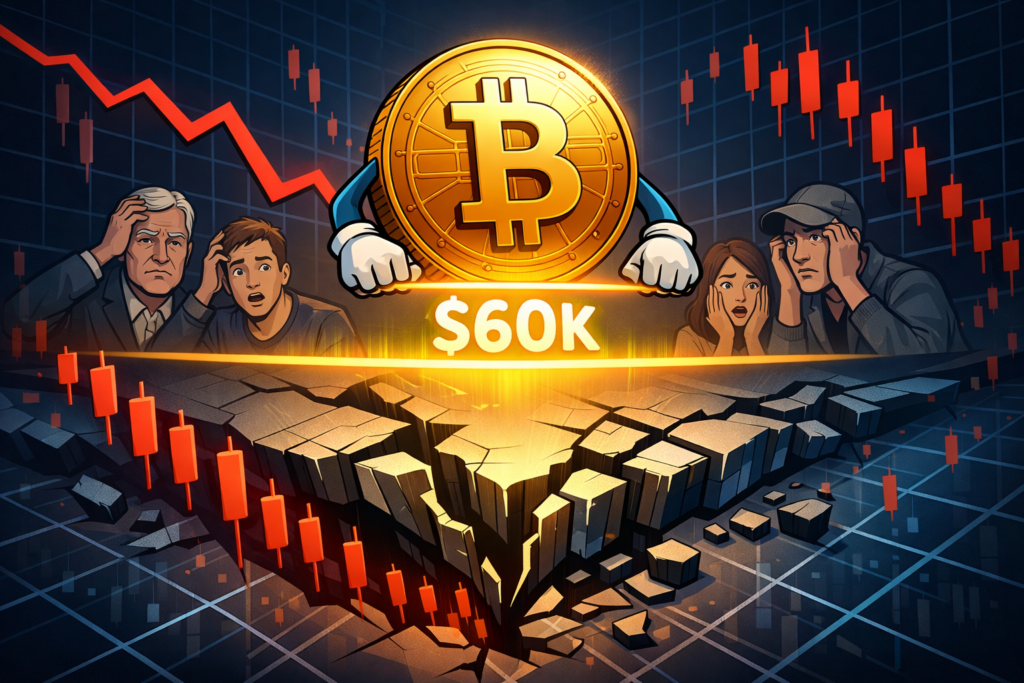 Bitcoin Stalls Near $60K as Peter Schiff Points Finger at Michael Saylor